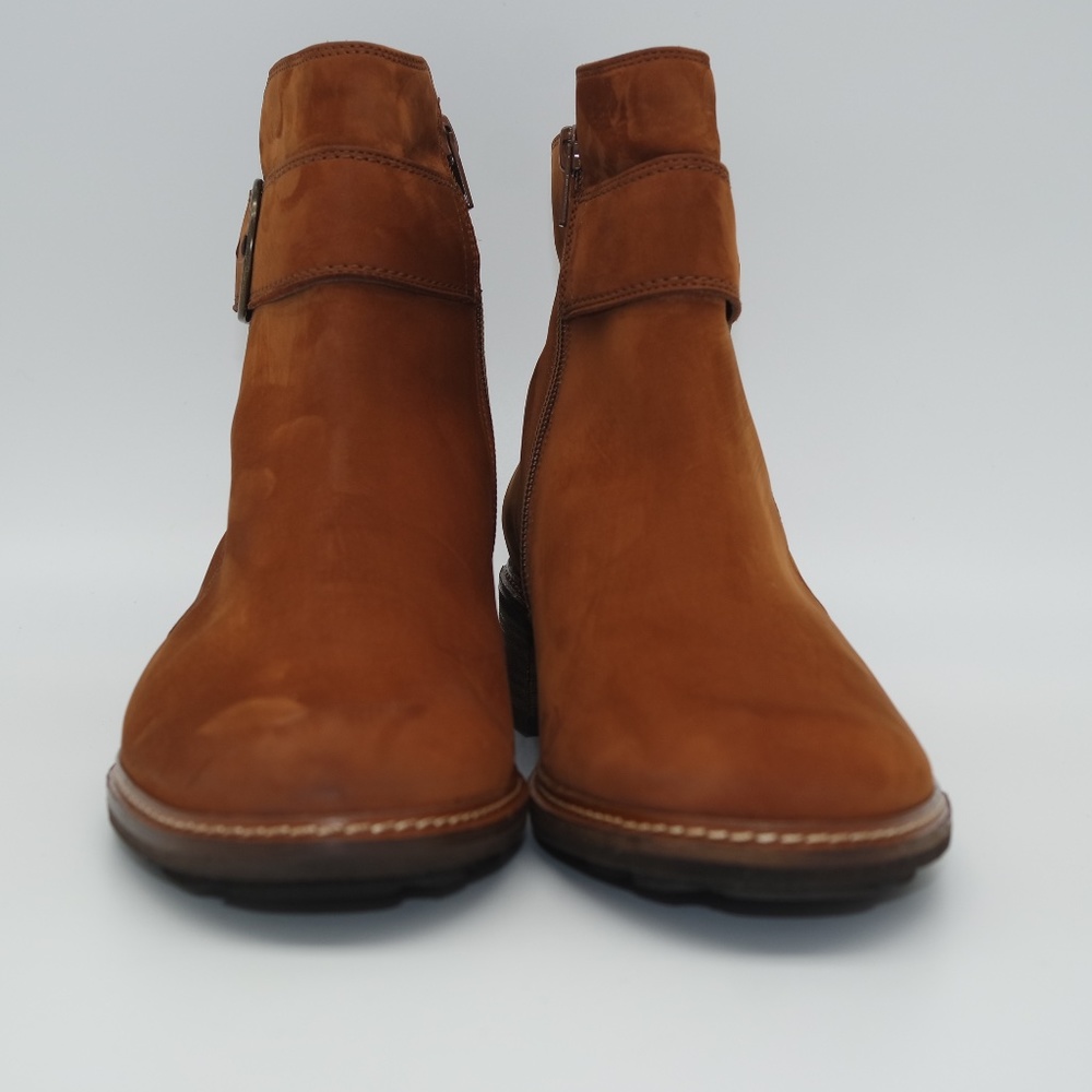 Paul Green Diego Cognac Nubuck Boots Size US 8  UK 5.5 - Picture 2 of 10